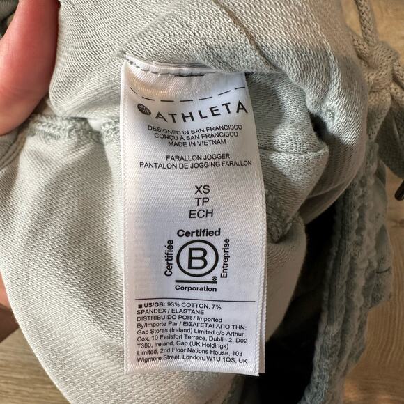 Athleta Farallon Jogger Pant Pull On XS Fog Camo Print - Picture 4 of 11